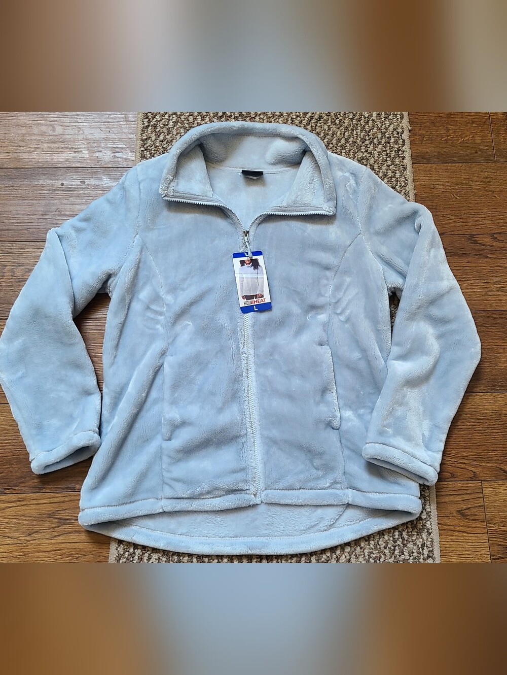 32 Degrees Heat Zip Plush Jacket Large - Picture 4 of 10
